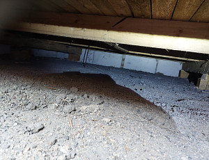 Zateplení pultové střechy pomocí foukané izolace